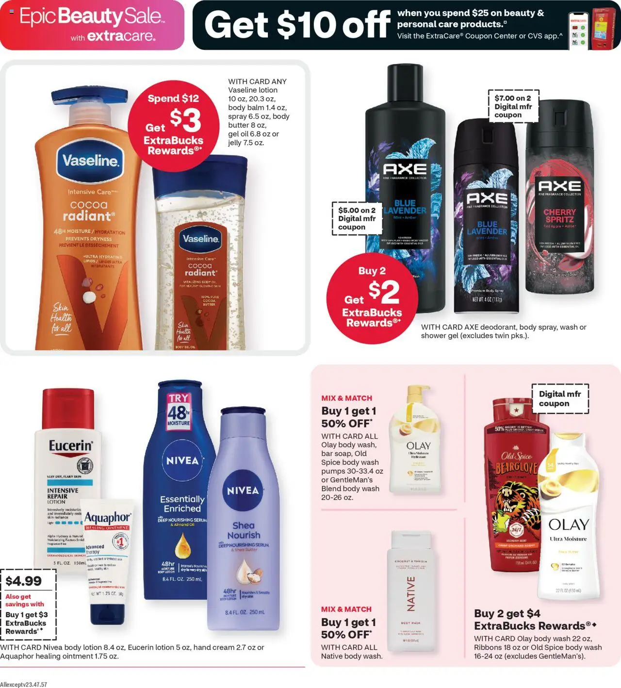 CVS Pharmacy Weekly Ad - valid from 17.08.2025 | Page: 6 | Products: Ribbons, Shower, Butter, Game