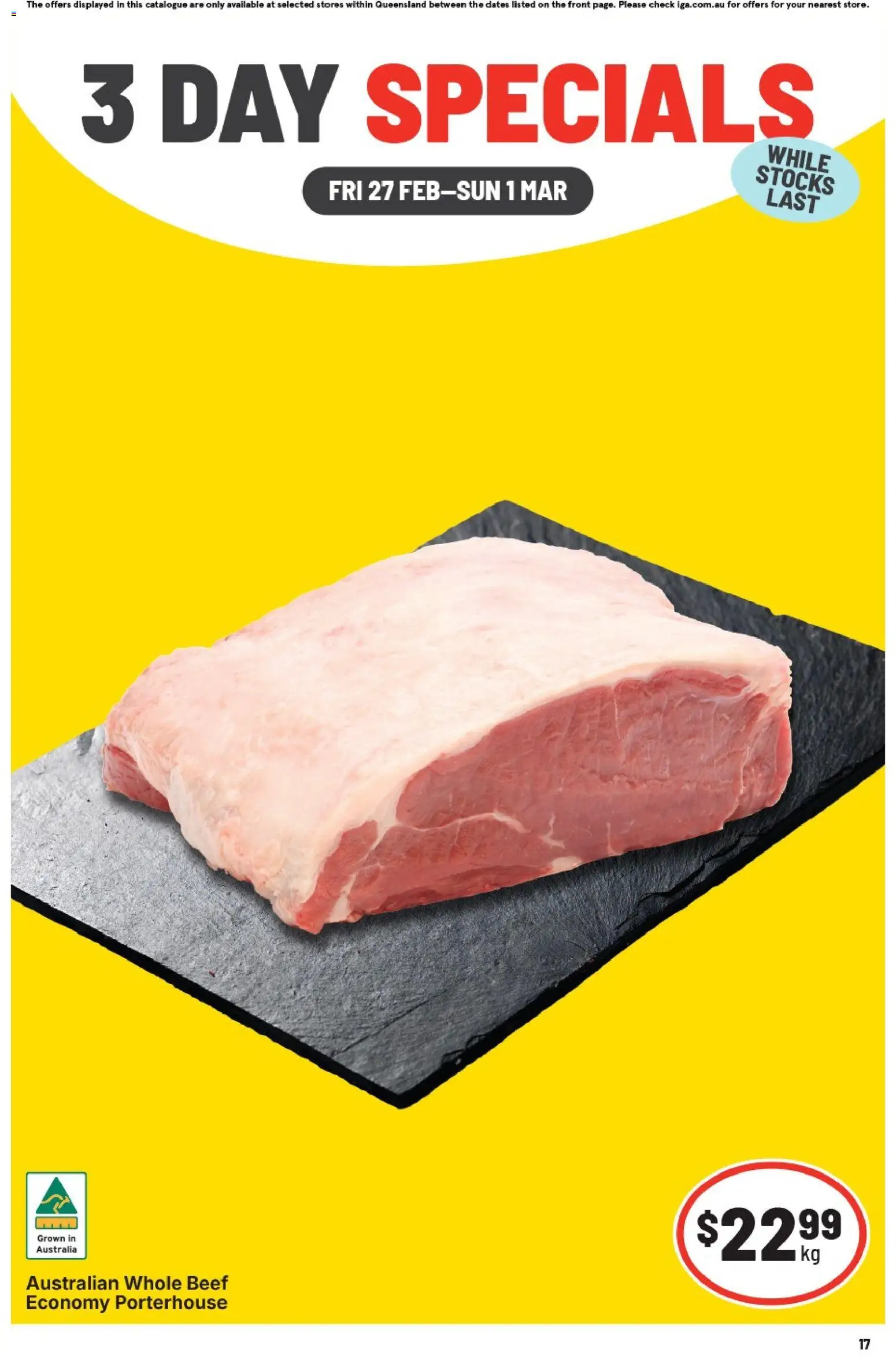 IGA catalogue - valid from 27.02.2026 | Page: 1 | Products: Beef