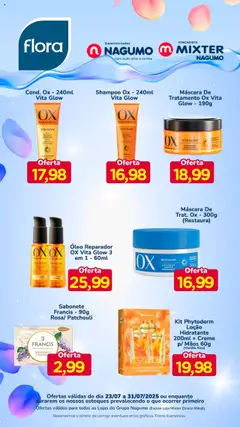 Nagumo - Ofertas Flora - Pré-Visualização do folheto da loja Nagumo, válido de 23.07.2025