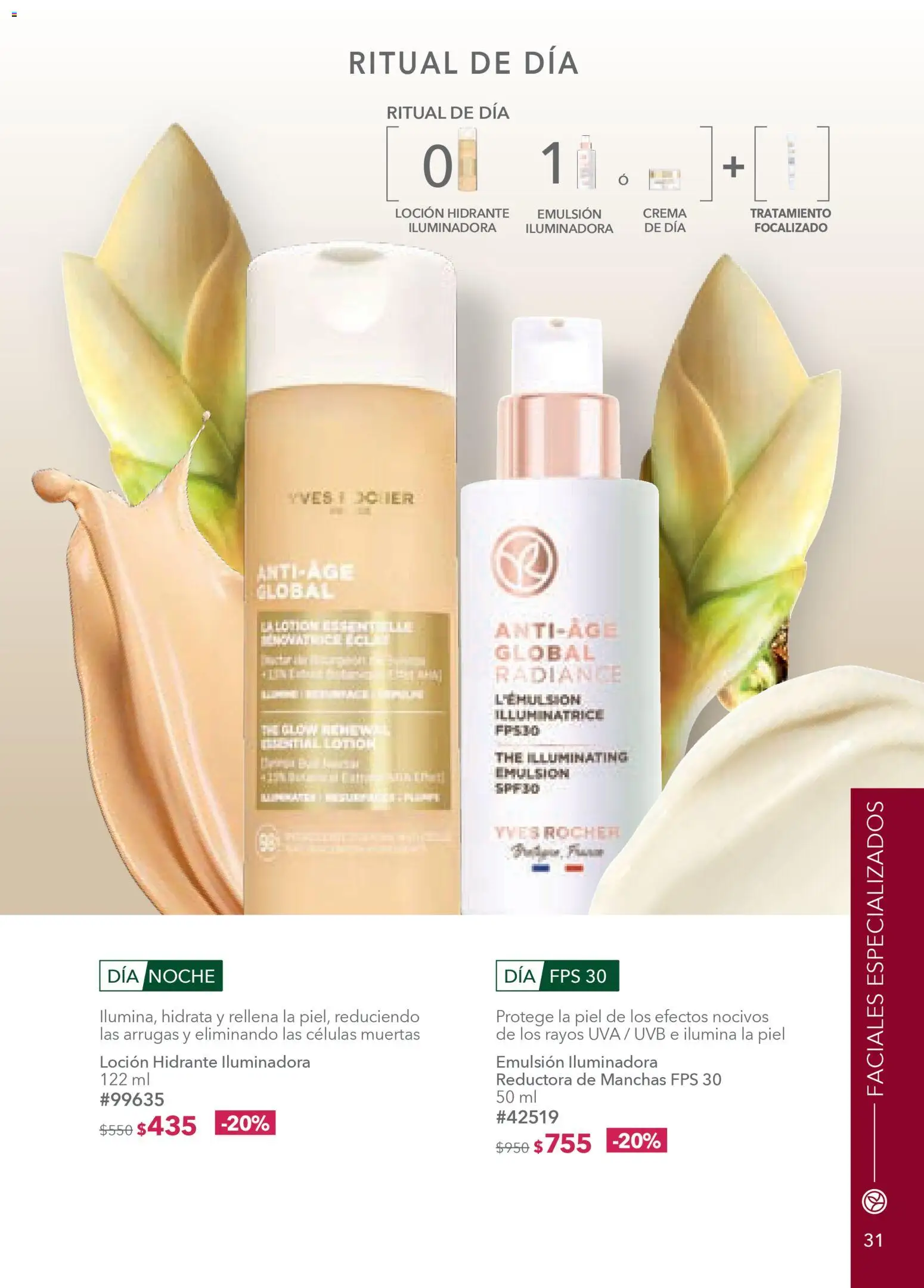 Nuevas ofertas de Yves Rocher válidas en toda la República Mexicana desde el 03.03.2026. ¡Encuentra las mejores ofertas en Yves Rocher campaña 4 2026! | Página: 31 | Productos: Crema, Loción, Emulsión, Uva