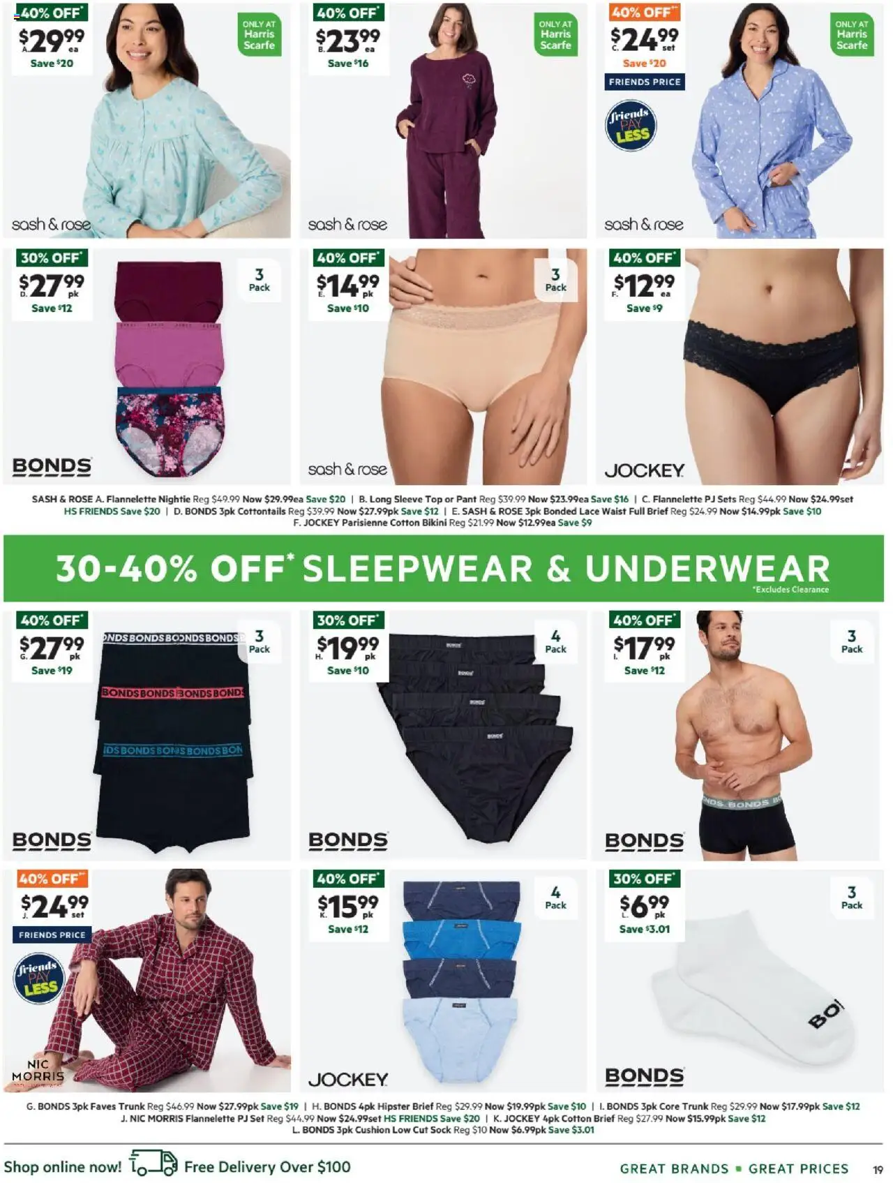Harris Scarfe catalogue - valid from 28.06.2025 | Page: 19 | Products: Bikini, Long sleeve, Sleepwear, Underwear