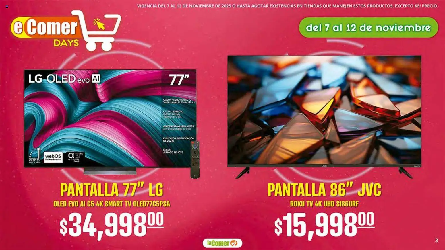 Nuevas ofertas de La Comer válidas en toda la República Mexicana desde el 07.11.2025. ¡Encuentra las mejores ofertas en La Comer folleto! | Página: 3