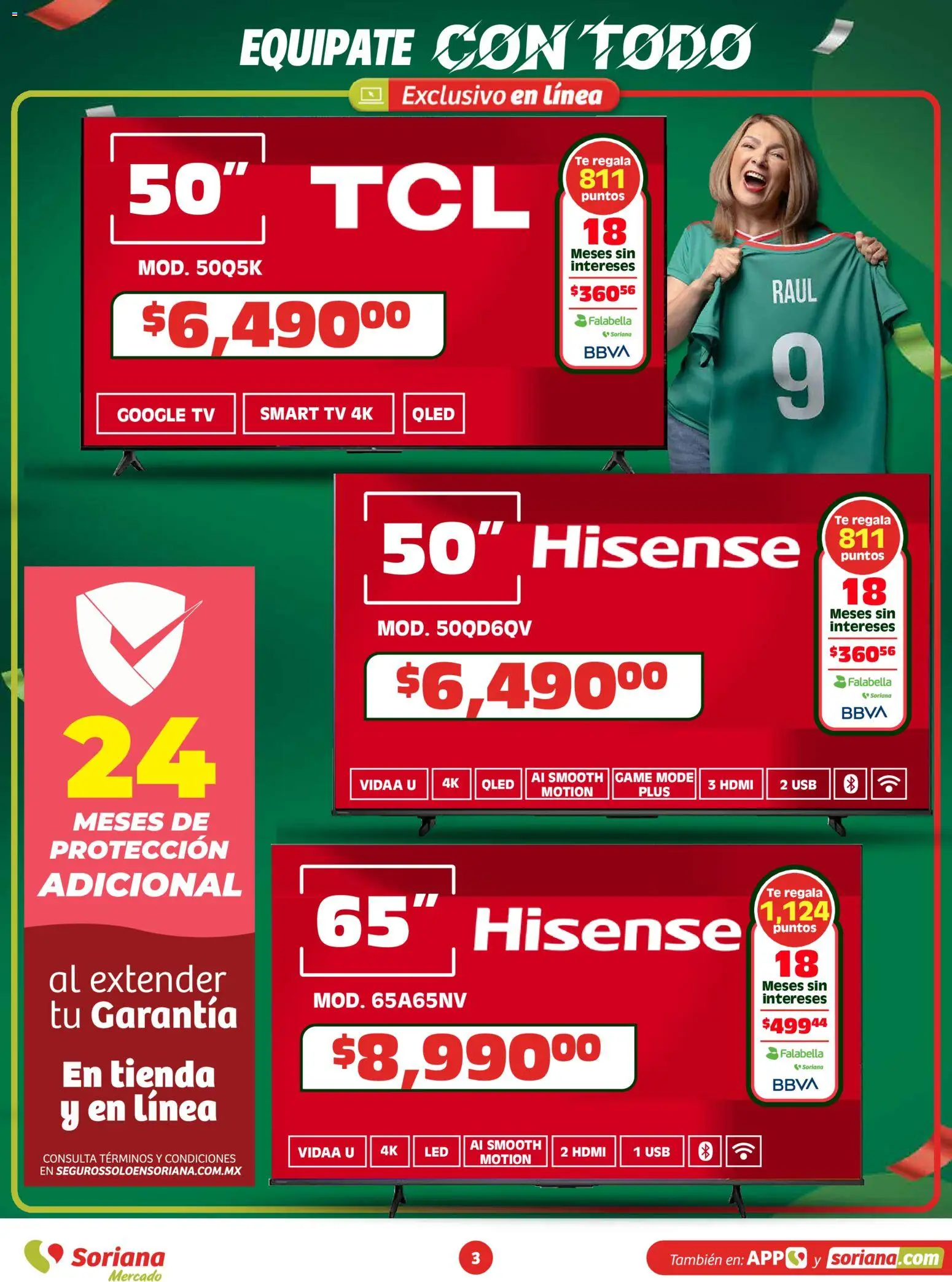 Nuevas ofertas de Soriana válidas en toda la República Mexicana desde el 26.03.2026. ¡Encuentra las mejores ofertas en Soriana En México apoyamos con todo Mercado Nacional! | Página: 3 | Productos: Usb, Té