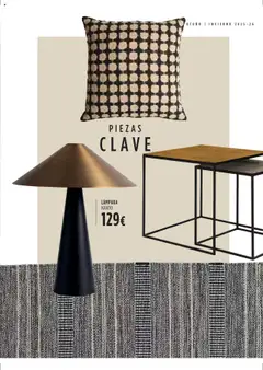Vista previa de El Corte Inglés -  Catálogo Decora, nuevo folleto de la tienda, válido en México a partir del 14.10.2025 | Página: 47 | Productos: Lámpara