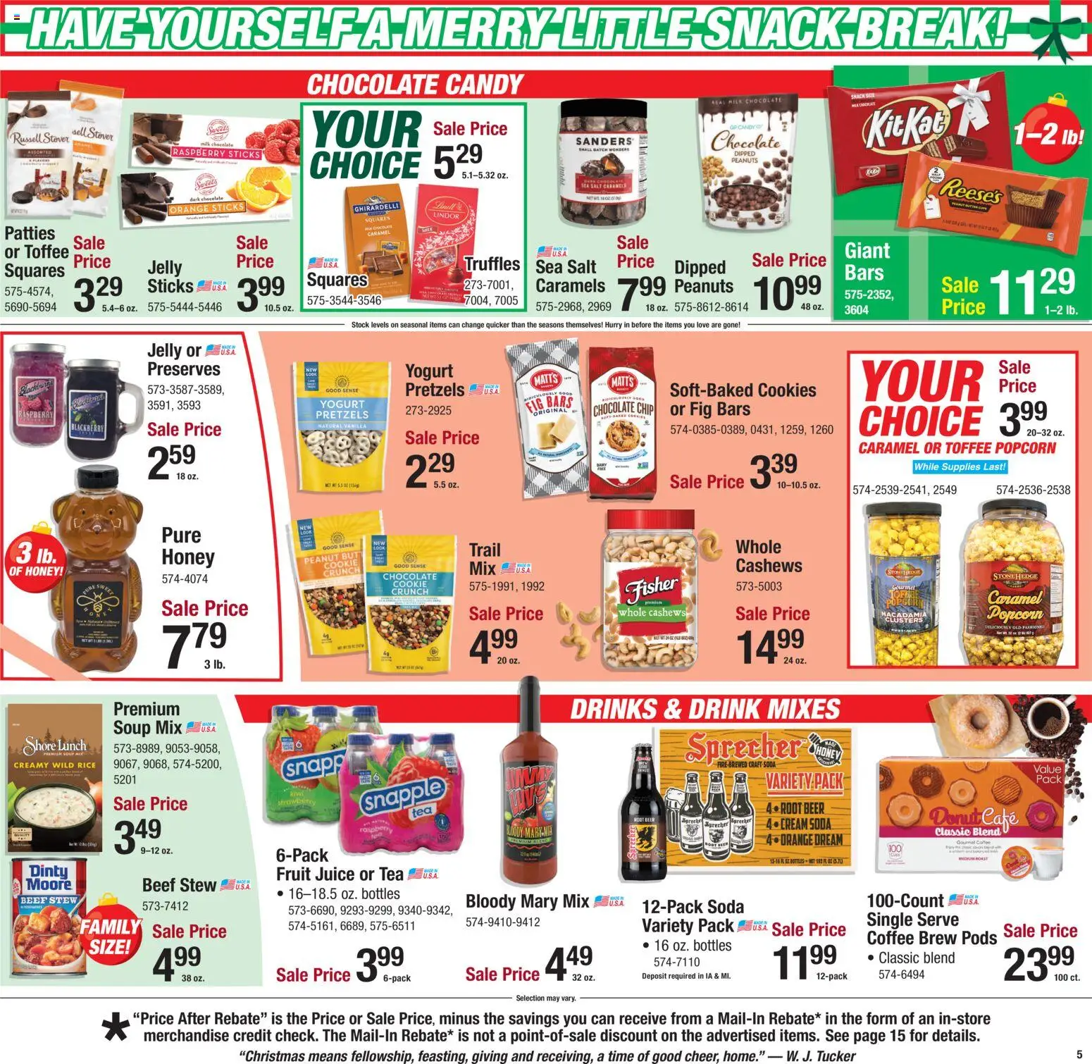 Menards - Weekly Ad - valid from 29.11.2025 | Page: 6 | Products: Yogurt, Chocolate, Kiwi, Chocolate Chip