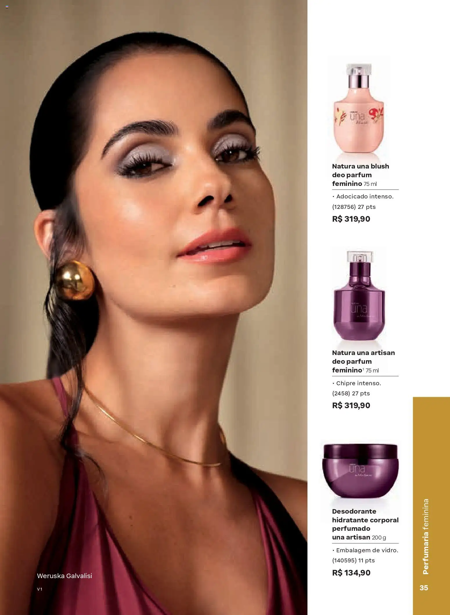 Natura Folheto - válido de 26.12.2025 | Página: 35 | Produtos: Blush, Hidratante corporal, Desodorante