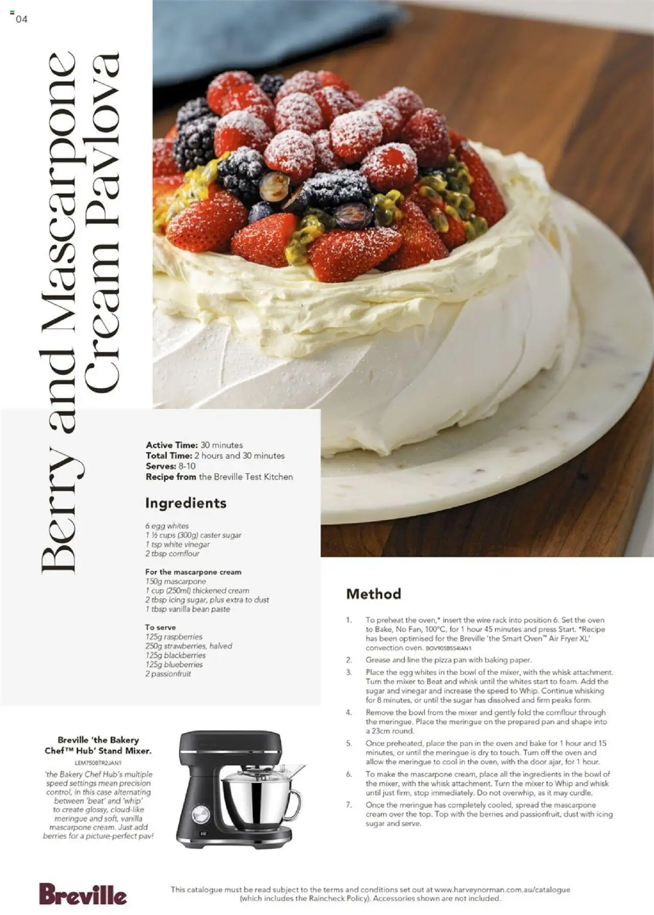 Harvey Norman catalogue - valid from 11.08.2025 | Page: 4 | Products: Cream, Vinegar, Blueberries, Mixer