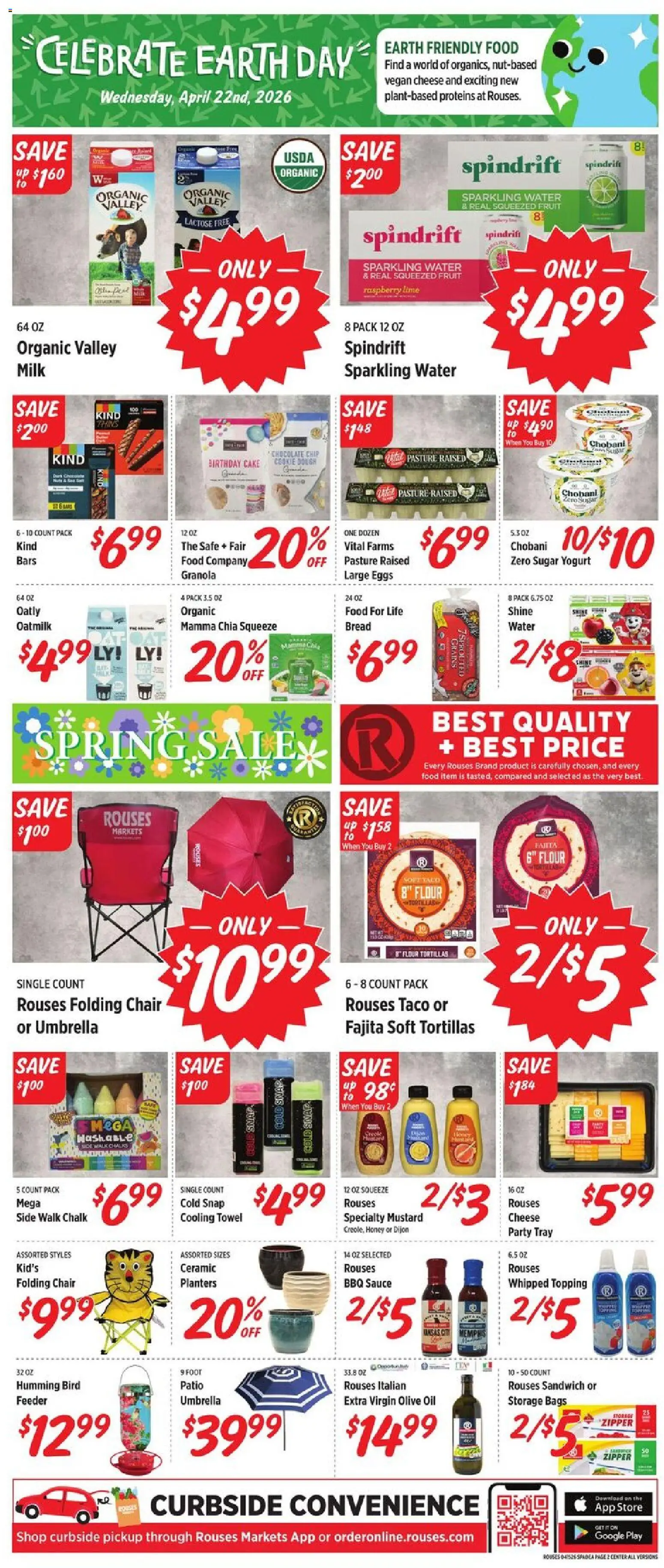 Rouses Weekly Ad - AL - valid from 15.04.2026 | Page: 7 | Products: Yogurt, Eggs, Sugar, Raspberry