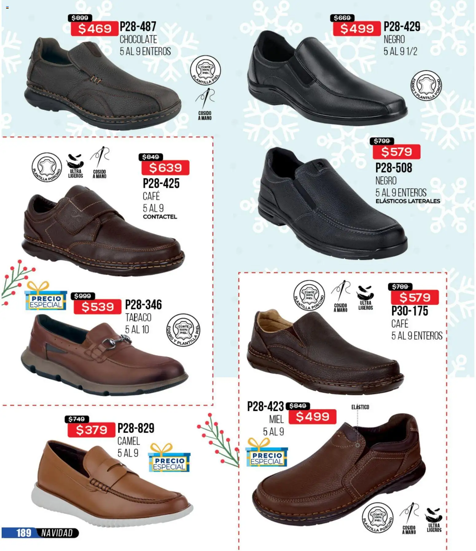 Nuevas ofertas de Cklass válidas en toda la República Mexicana desde el 30.11.2025. ¡Encuentra las mejores ofertas en Cklass catálogo Rebajas Navideñas Calzado! | Página: 190 | Productos: Café, Chocolate