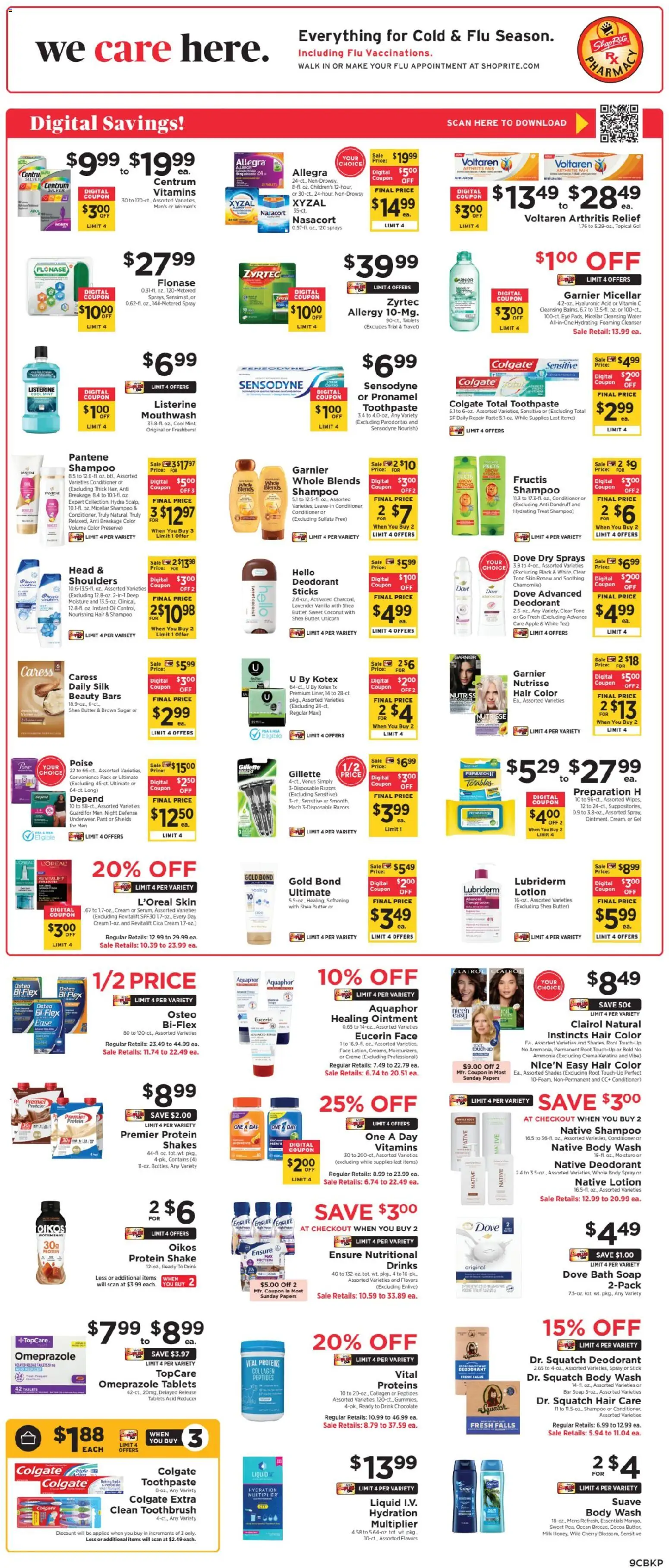 ShopRite Weekly Ad - valid from 27.02.2026 | Page: 13 | Products: Shampoo, Hair color, Healing Ointment, Body Wash