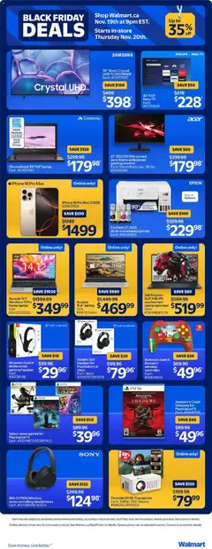 Preview of Walmart weekly flyer from shop Walmart valid from 20.11.2025 | Page: 20