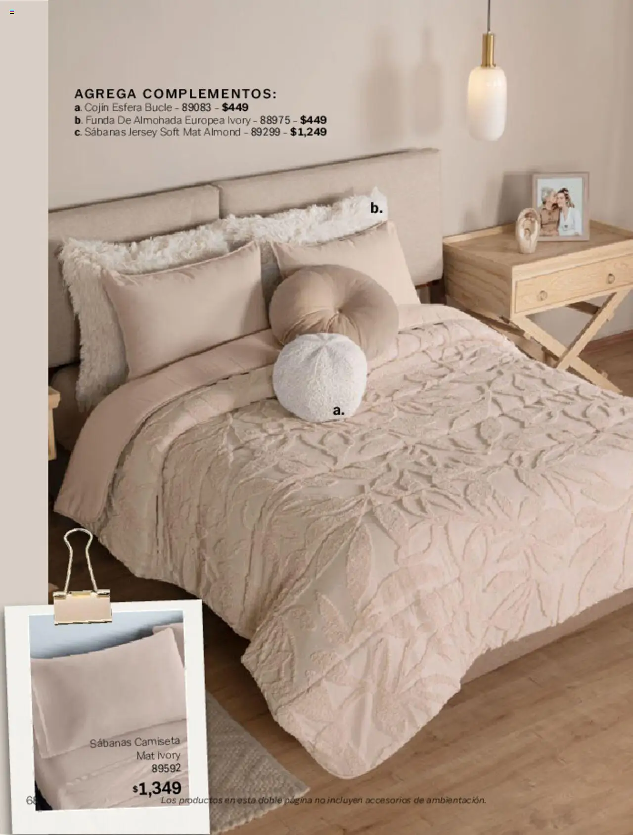 Nuevas ofertas de Vianney válidas en toda la República Mexicana desde el 07.03.2025. ¡Encuentra las mejores ofertas en Vianney catálogo Primavera! | Página: 70 | Productos: Funda, Funda de almohada, Almohada, Camiseta