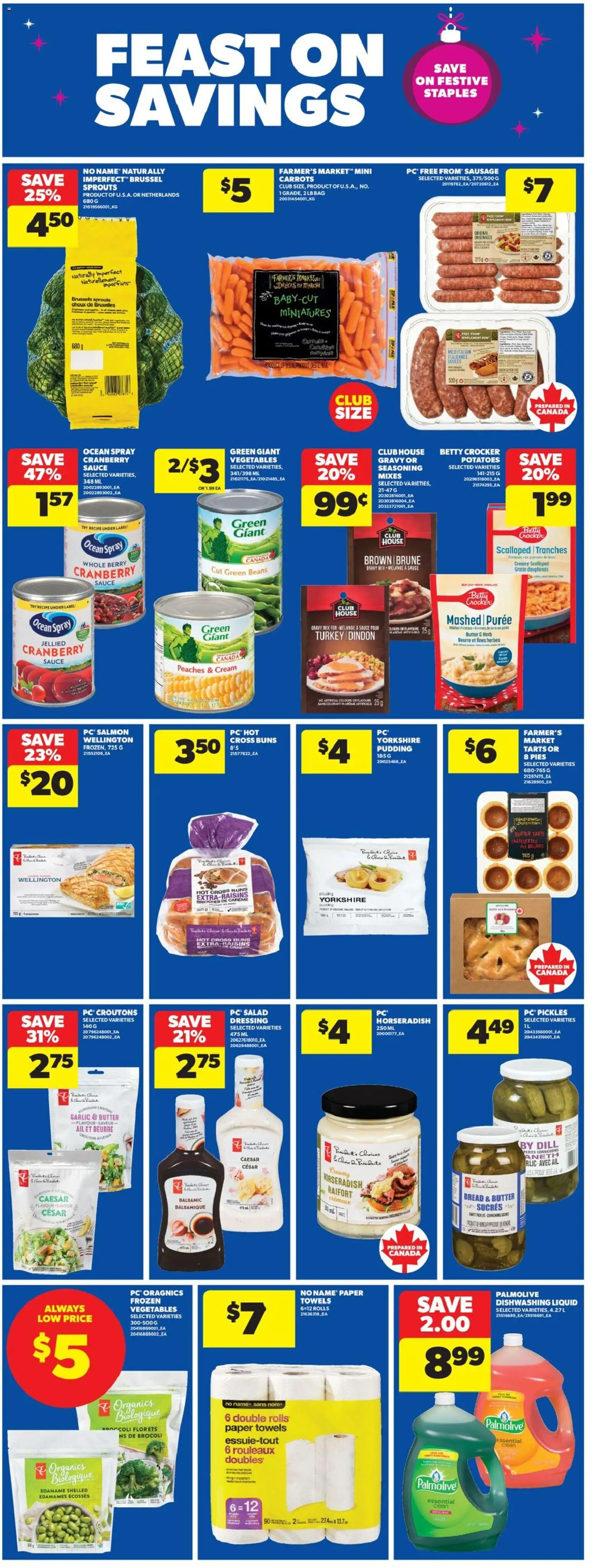 Real Canadian Superstore flyer valid from 18.12.2025 | Page: 5 | Products: Salad, PC, Butter, Bread