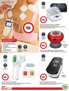 Preview of Coles Best Buys - Better Living - valid from 24.04.2026 | Page: 3 | Products: Light, Monitor, Pulse Oximeter, Thermometer