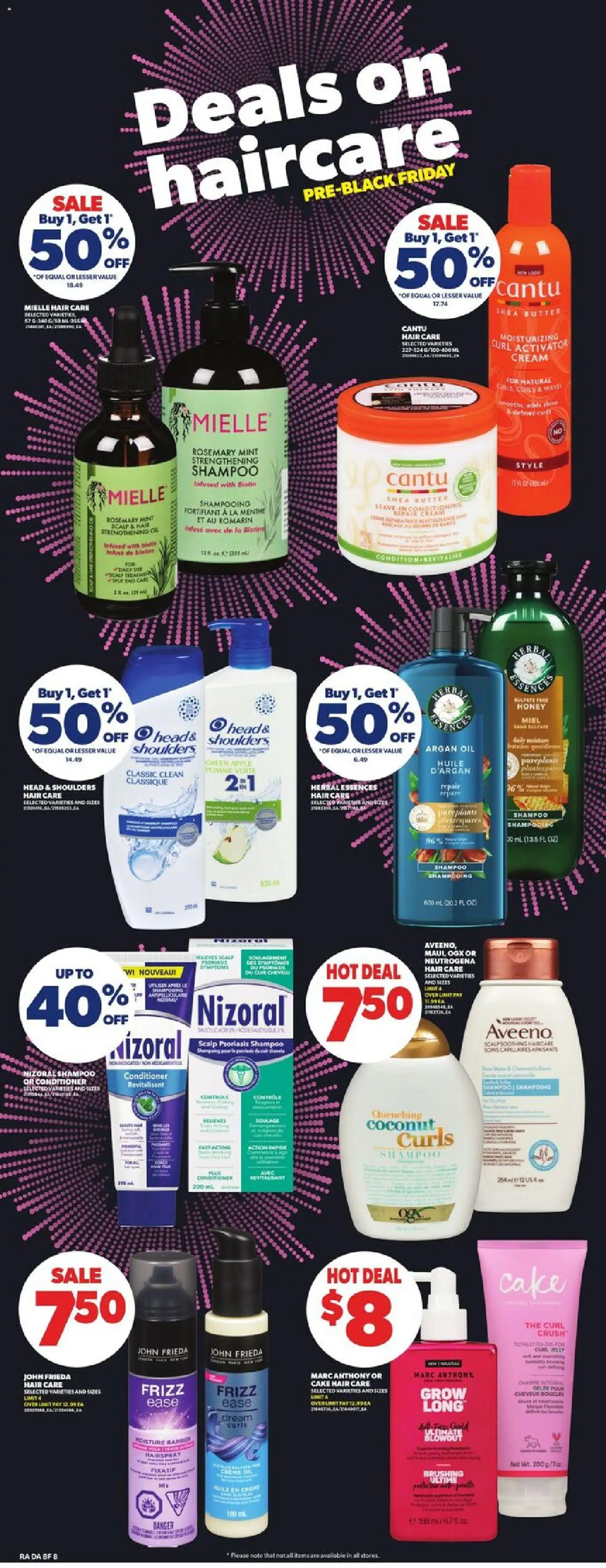Atlantic Superstore flyer valid from 13.11.2025 | Page: 37 | Products: Shampoo, Conditioner, Butter, Oil