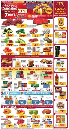 Preview of Cardenas weekly ads valid from 26.12.2025