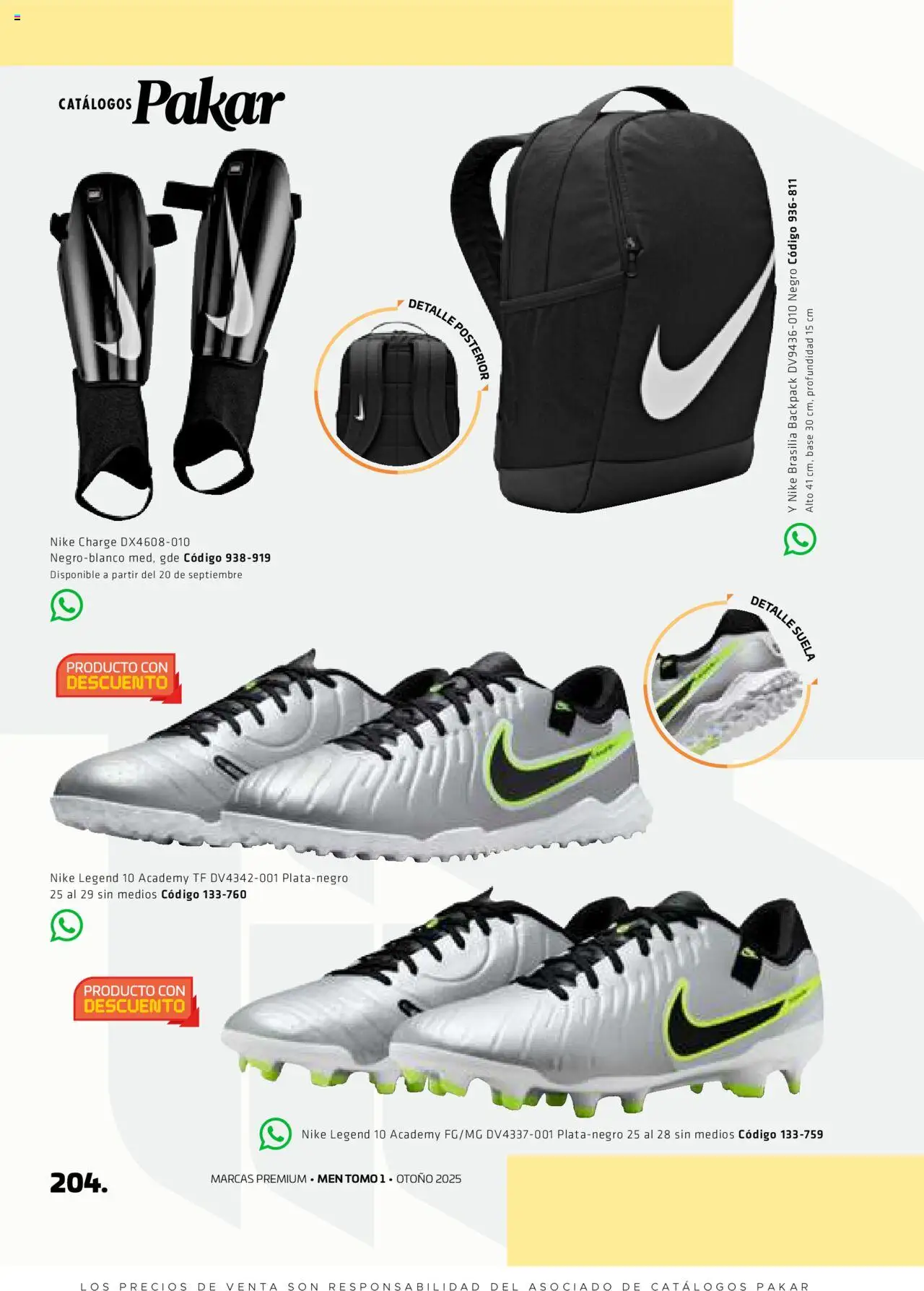 Nuevas ofertas de SC Pakar válidas en toda la República Mexicana desde el 29.08.2025. ¡Encuentra las mejores ofertas en SC Pakar - Catálogo Otoño Men Tomo 1! | Página: 204