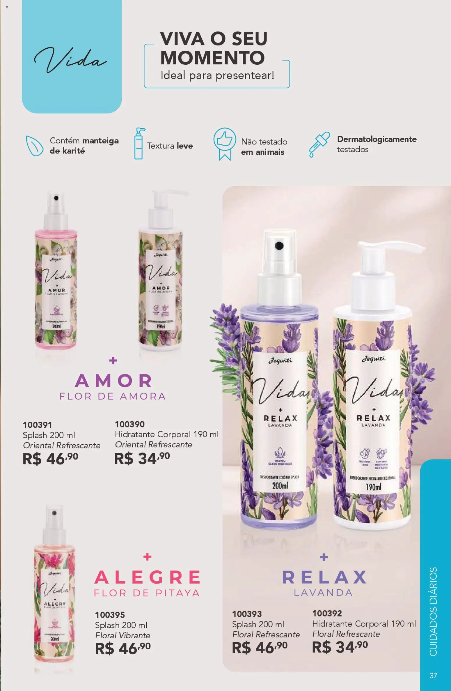 Jequiti Folheto - válido de 24.10.2025 | Página: 37 | Produtos: Hidratante corporal, Manteiga