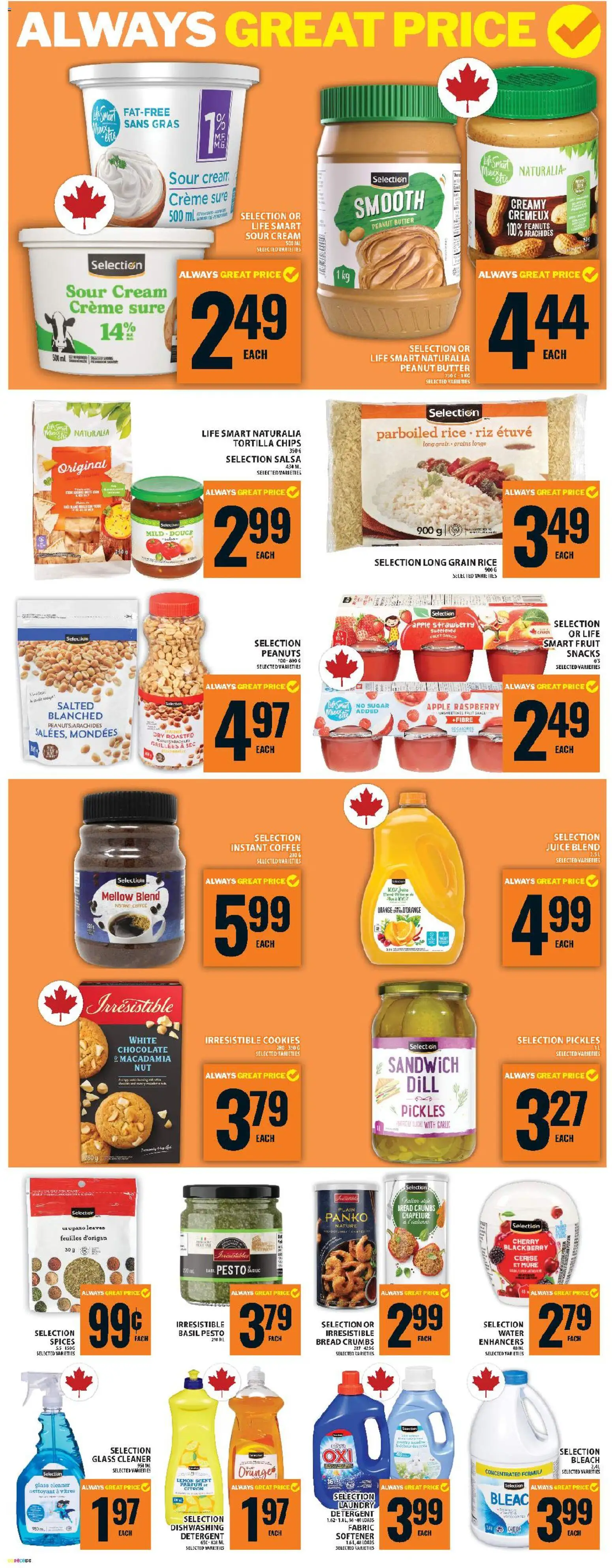 Food Basics flyer valid from 04.12.2025 | Page: 11 | Products: Chips, Butter, Bread, Chocolate