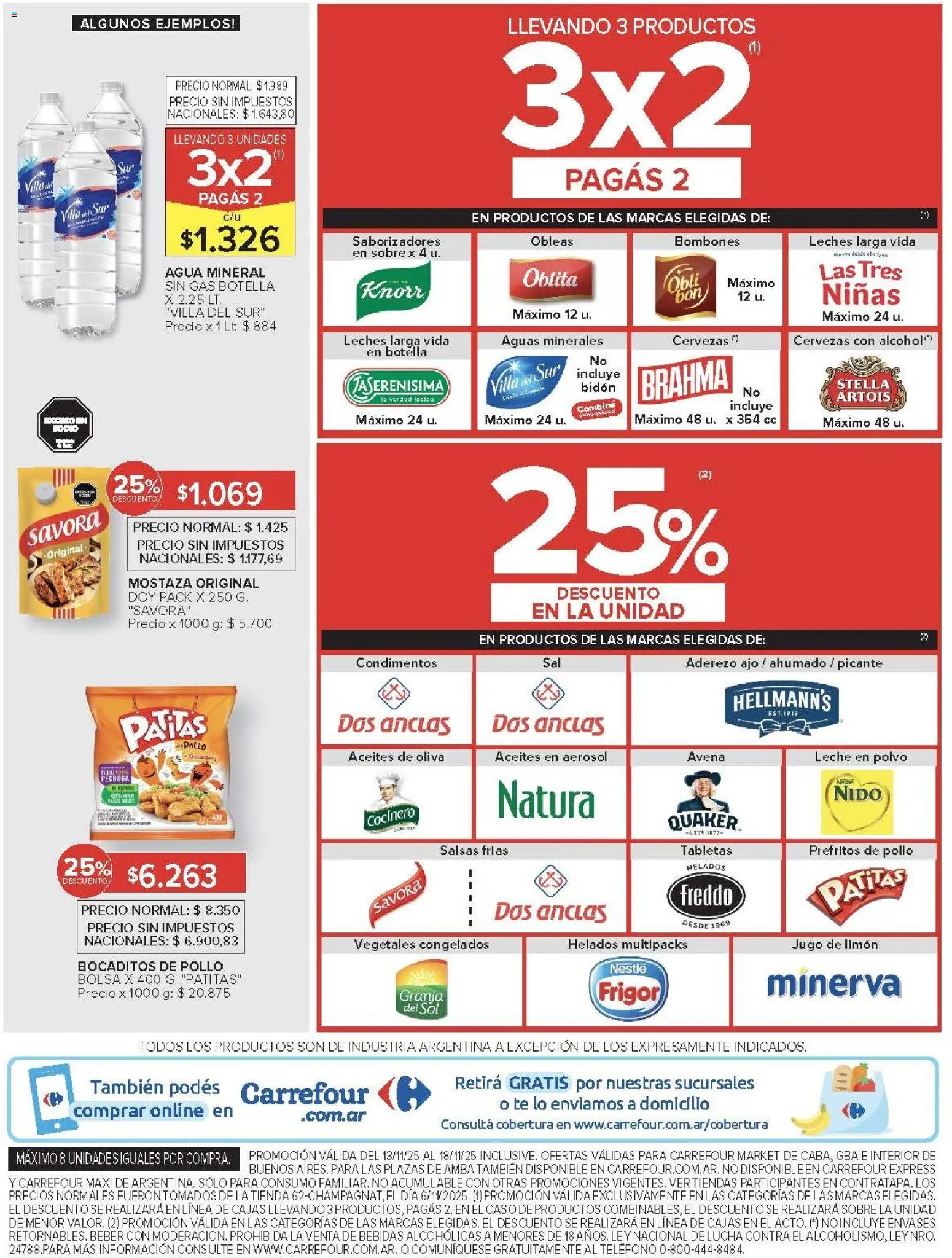 Carrefour ofertas │ válido desde el 13.11.2025 | Página: 32 | Productos: Pollo, Polvo, Ajo, Jugo