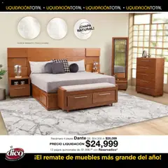 Vista previa de Muebles Dico Liquidación Total, nuevo folleto de la tienda, válido en México a partir del 04.12.2025 | Página: 22 | Productos: Cabecera, Chapa