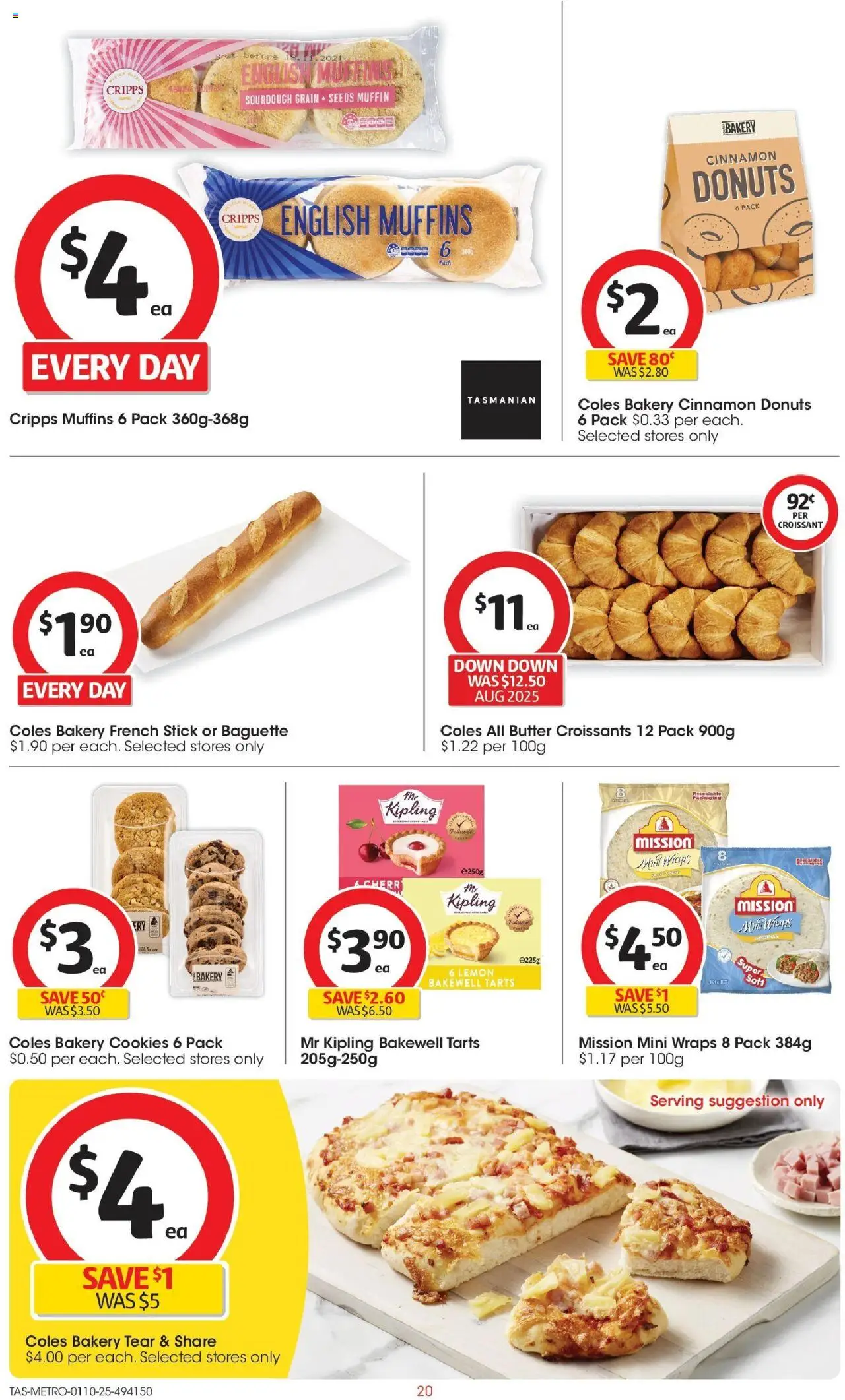 Coles catalogue - valid from 01.10.2025 | Page: 20 | Products: Butter, Muffins, Seeds, Bakery