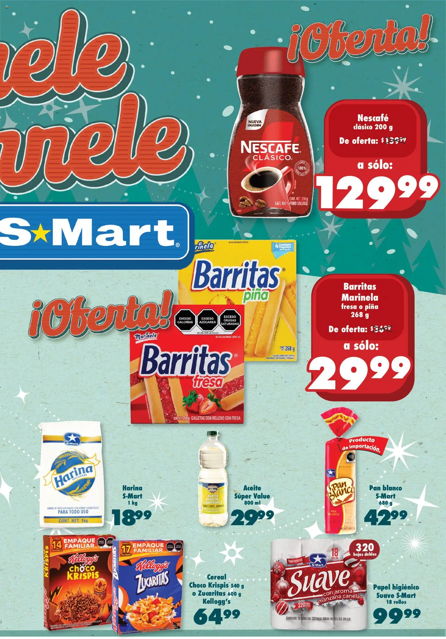 Nuevas ofertas de S-Mart válidas en toda la República Mexicana desde el 21.11.2025. ¡Encuentra las mejores ofertas en S-Mart folleto Reynosa! | Página: 3 | Productos: Fresa, Harina, Manzana, Vitaminas