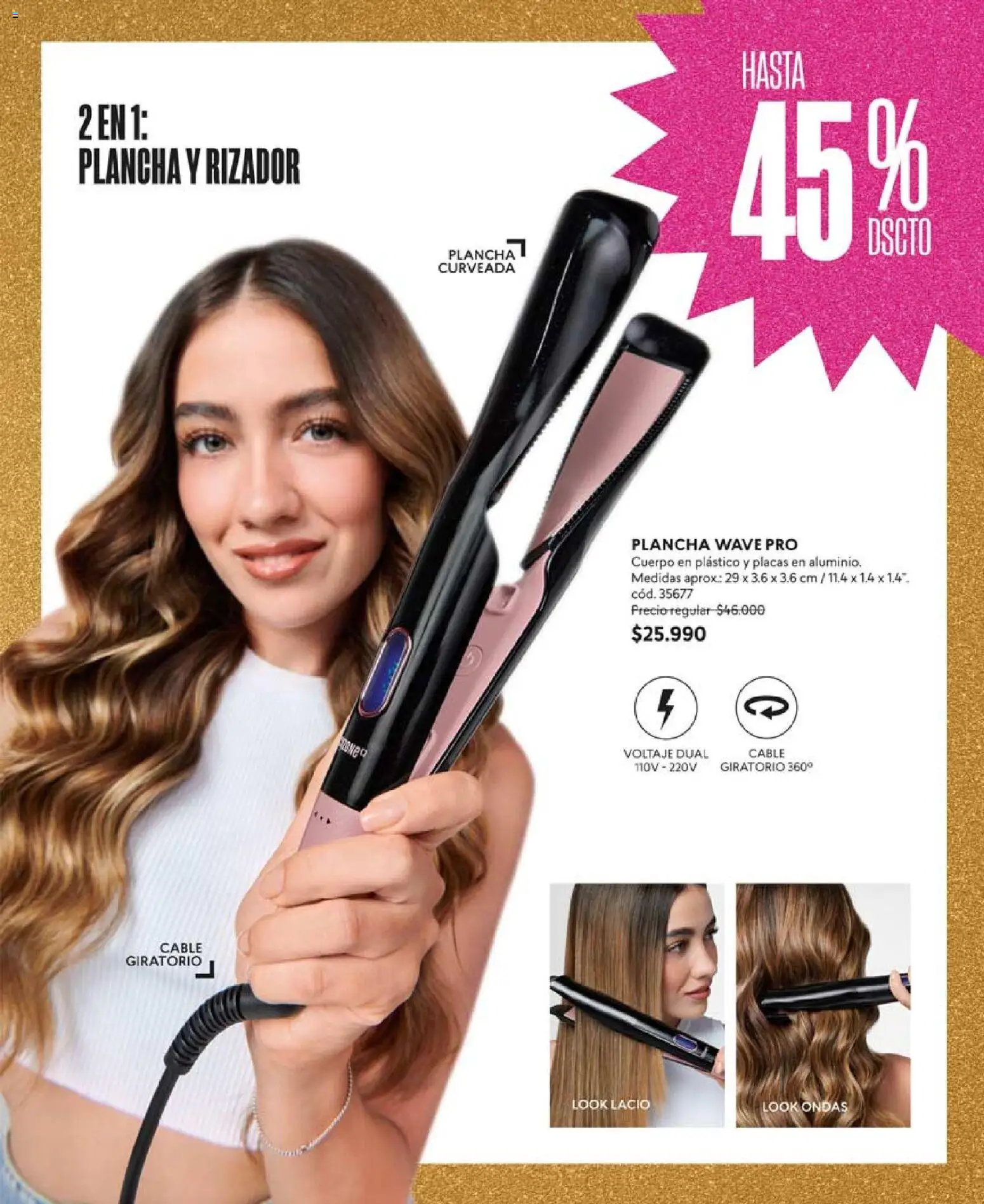 Catálogo CyZone Campaña 18 │ válido desde el 01.12.2025 | Página: 83 | Productos: Cable, Plancha, Rizador