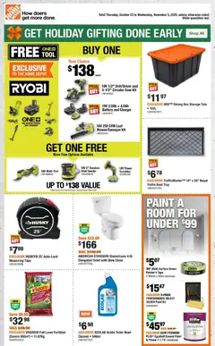 Preview of Home Depot weekly flyer / circulaire from shop Home Depot valid from 23.10.2025