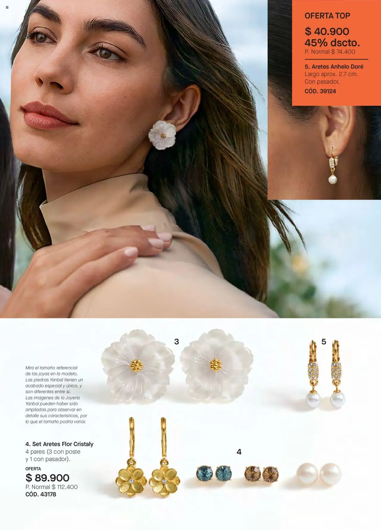Yanbal revista - valida desde el 11.10.2025 | Página: 89 | Productos: Aretes, Top