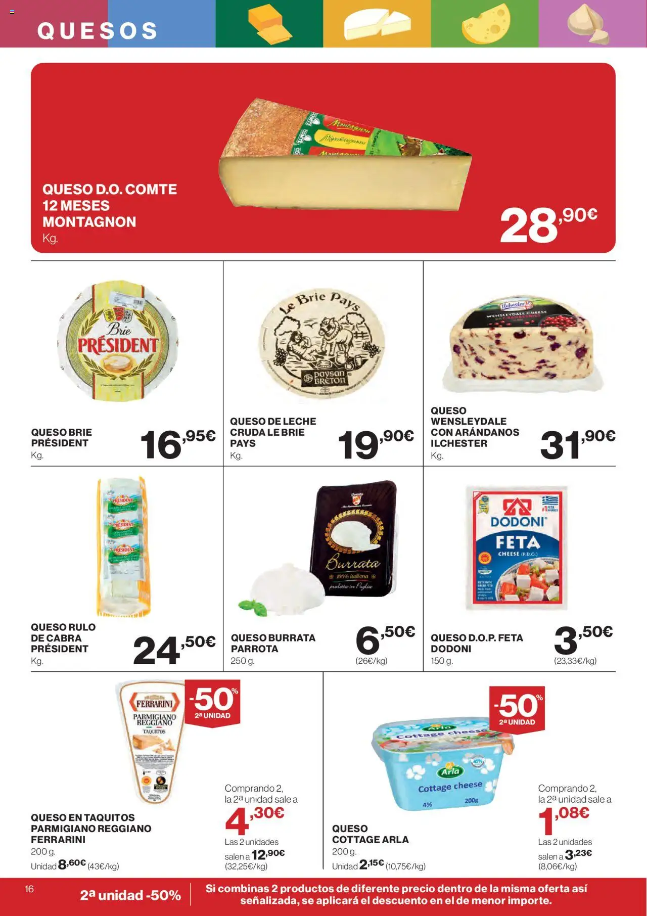 Nuevas ofertas de El Corte Inglés válidas en toda la República Mexicana desde el 25.09.2025. ¡Encuentra las mejores ofertas en El Corte Inglés - Catálogo Que necesitas hoy! | Página: 16 | Productos: Leche, Queso, Arándanos