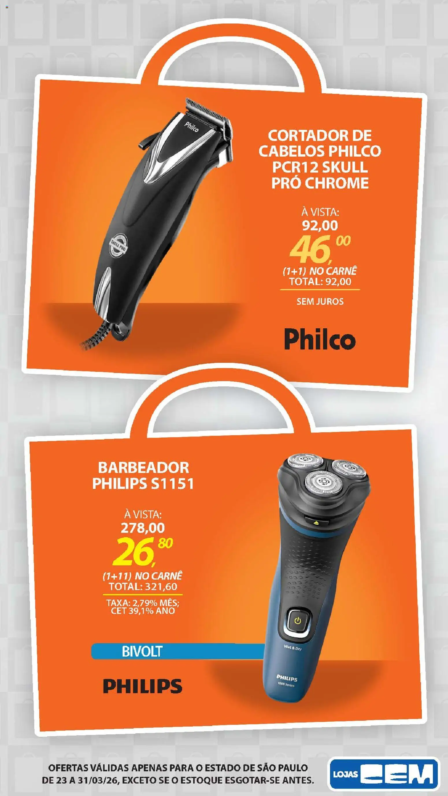 Lojas Cem Folheto - válido de 23.03.2026 | Página: 128