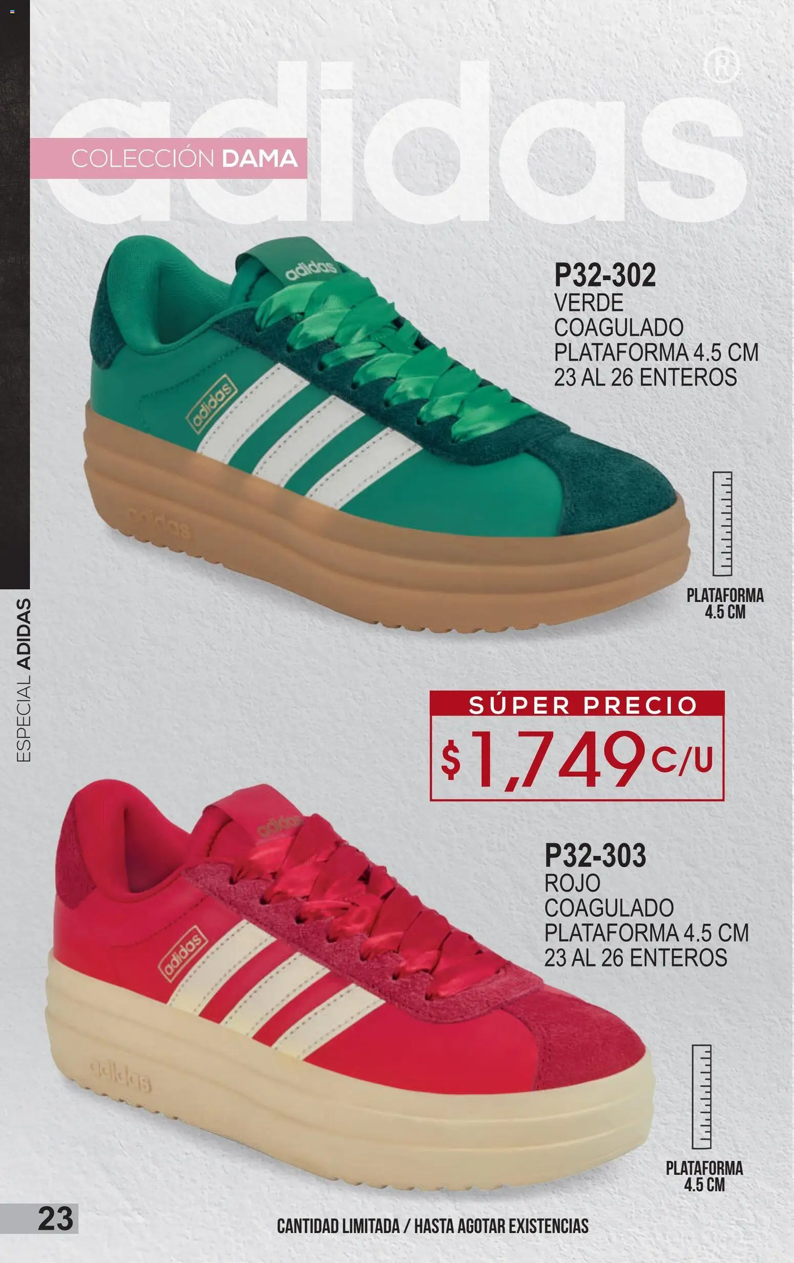 Nuevas ofertas de Cklass válidas en toda la República Mexicana desde el 02.01.2026. ¡Encuentra las mejores ofertas en Cklass catálogo Especial Reebok & Adidas! | Página: 24