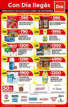 Vista previa Supermercado DIA Ofertas válido desde el 27.08.2025