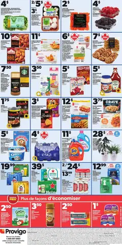 Preview of Provigo weekly flyer / circulaire from shop Provigo valid from 08.01.2026 | Page: 2 | Products: Cream, Cookies, Chicken wings, Fabric softener