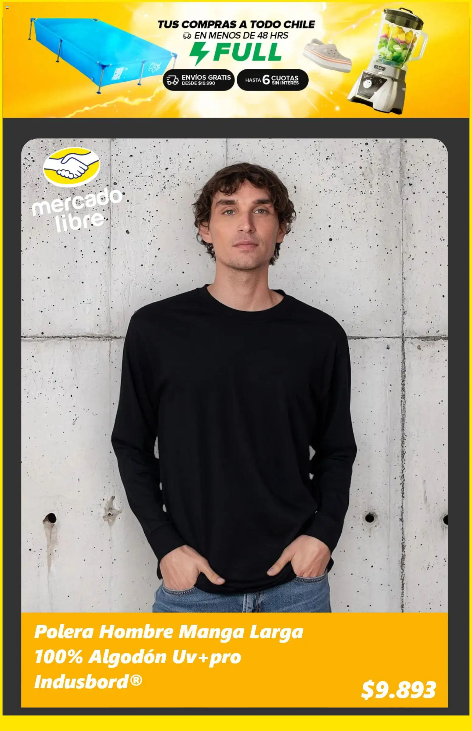 Mercado Libre ofertas  │ válido desde el 05.01.2026 | Página: 3 | Productos: Manga, Algodón, Polera