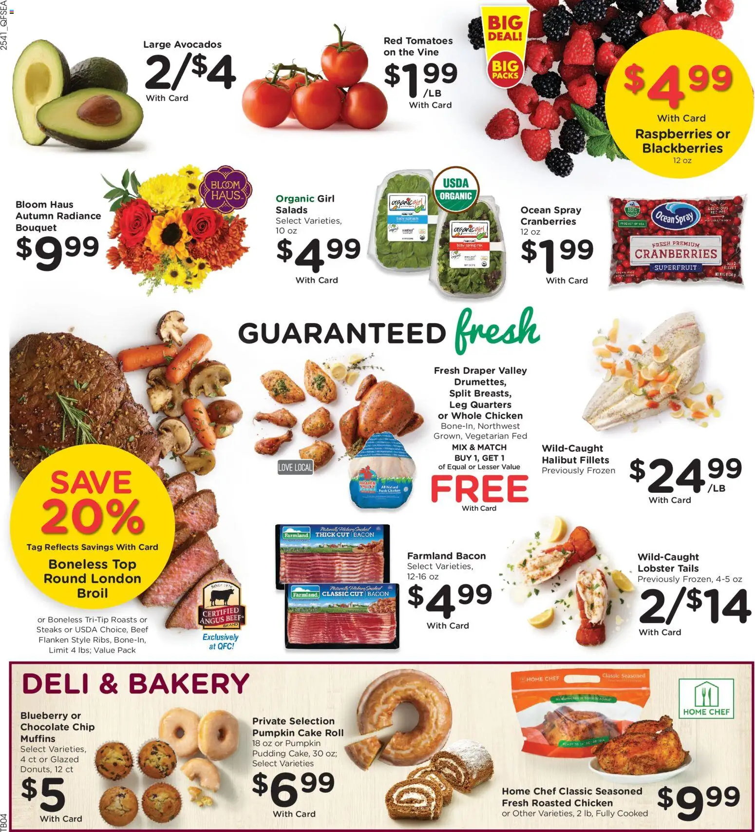 QFC Weekly Ad - WA - valid from 12.11.2025 | Page: 7 | Products: Spinach, Chocolate, Beef, Pumpkin