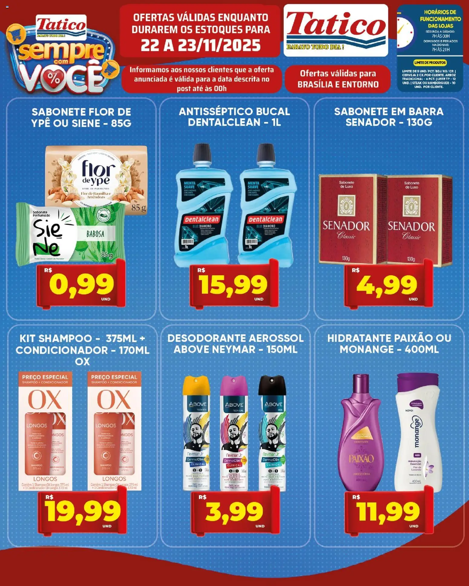 Tatico Folheto - válido de 22.11.2025 | Página: 14 | Produtos: Shampoo, Desodorante, Sabonete, Amêndoas