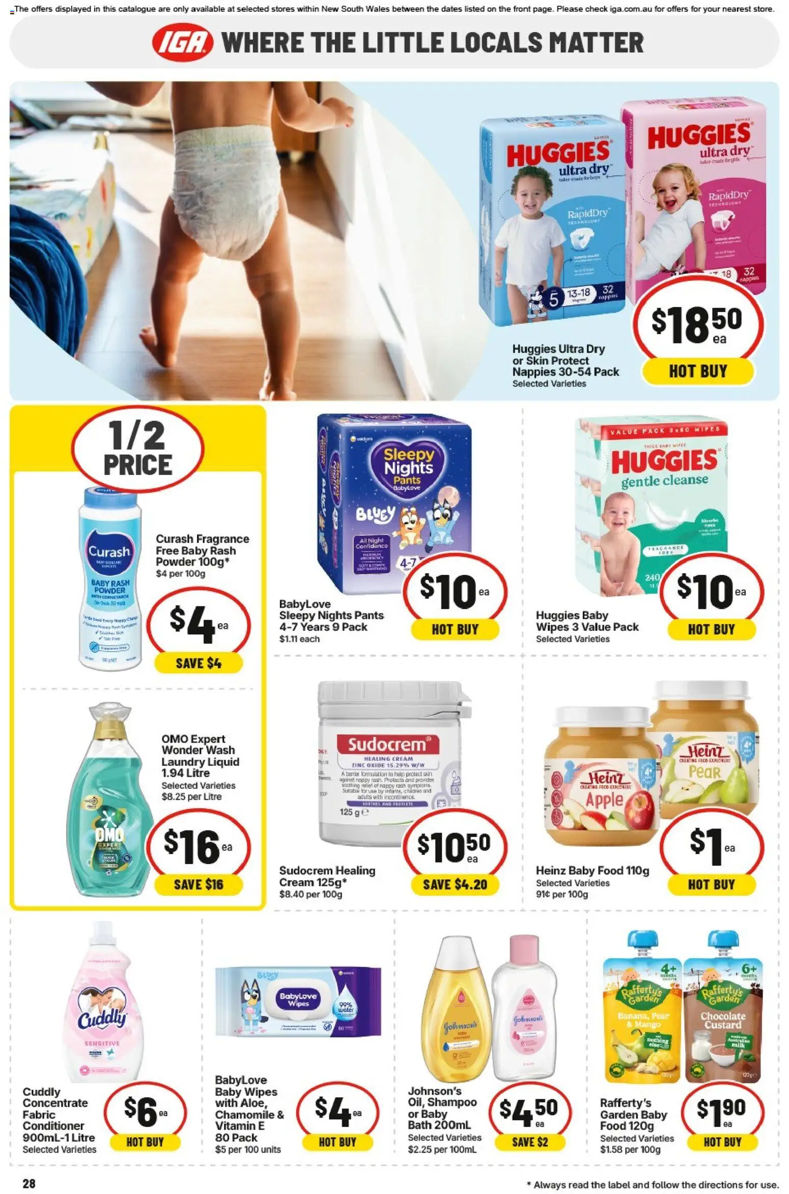 IGA catalogue - valid from 15.04.2026 | Page: 28 | Products: Chocolate, Flakes, Ice cream, Mango