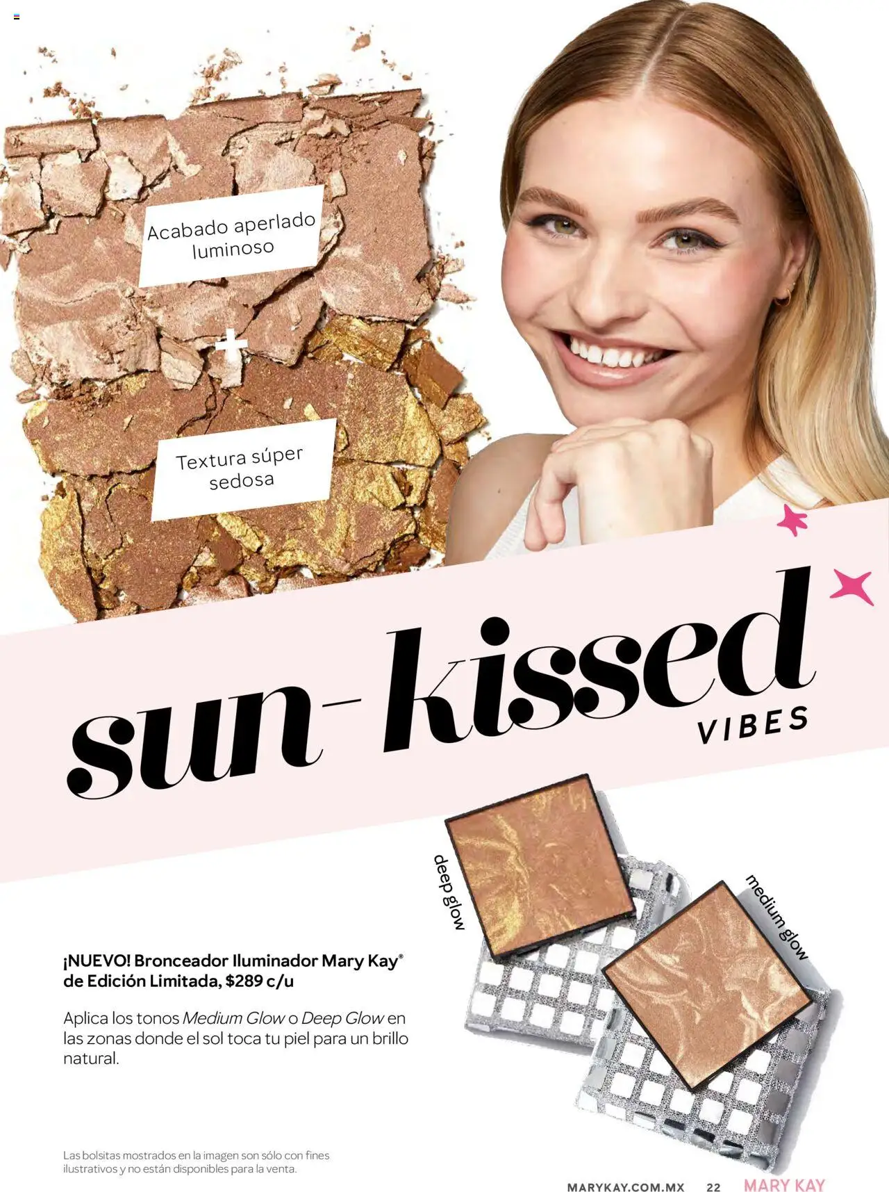 Nuevas ofertas de Mary Kay válidas en toda la República Mexicana desde el 01.07.2025. ¡Encuentra las mejores ofertas en Mary Kay catálogo! | Página: 22 | Productos: Iluminador, Brillo, Bronceador