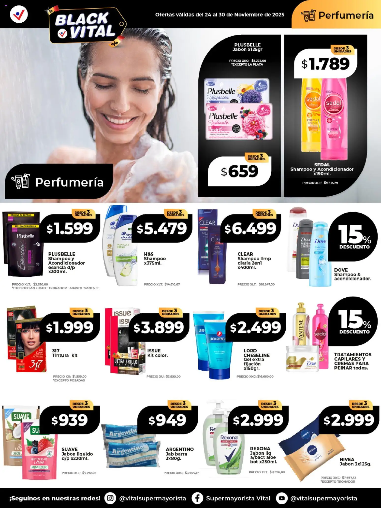 Vital ofertas │ válido desde el 24.11.2025 | Página: 2 | Productos: Jabón líquido, Acondicionador, Brillo, Jabón