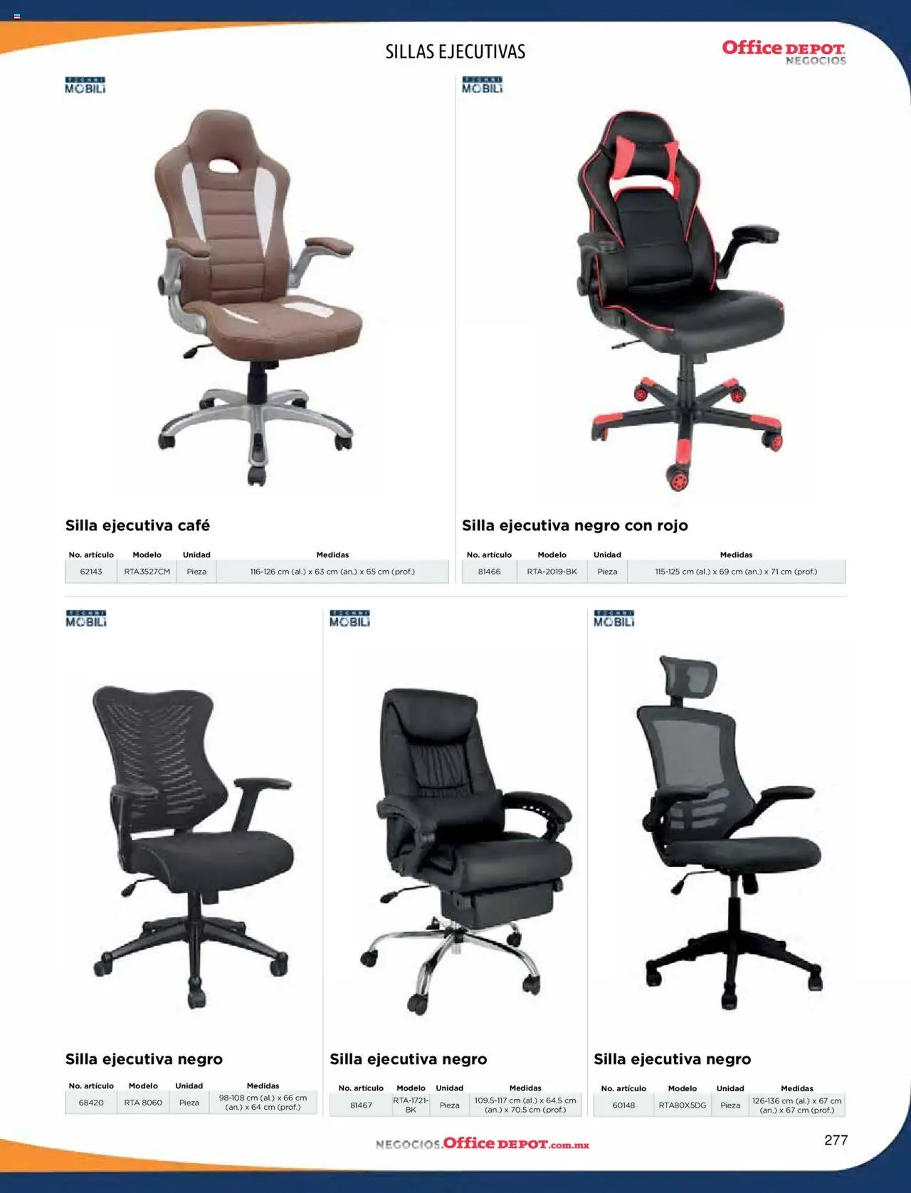 Nuevas ofertas de Office Depot válidas en toda la República Mexicana desde el 09.01.2025. ¡Encuentra las mejores ofertas en Office Depot catálogo 2025! | Página: 279 | Productos: Silla, Café
