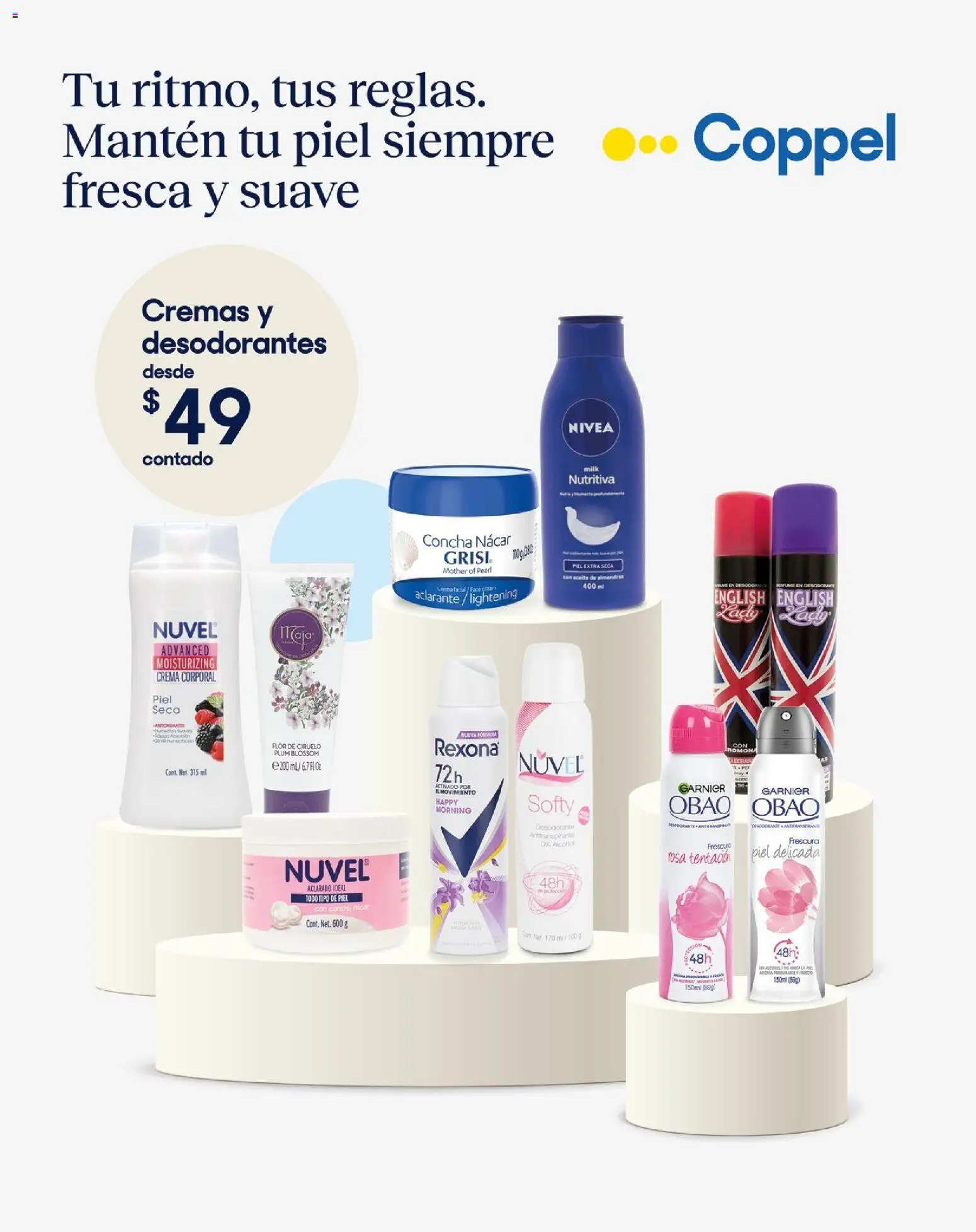 Nuevas ofertas de Coppel válidas en toda la República Mexicana desde el 25.04.2026. ¡Encuentra las mejores ofertas en Coppel catálogo Los regalos que mamá siempre quiere! | Página: 29 | Productos: Desodorante, Almendras, Crema, Aceite