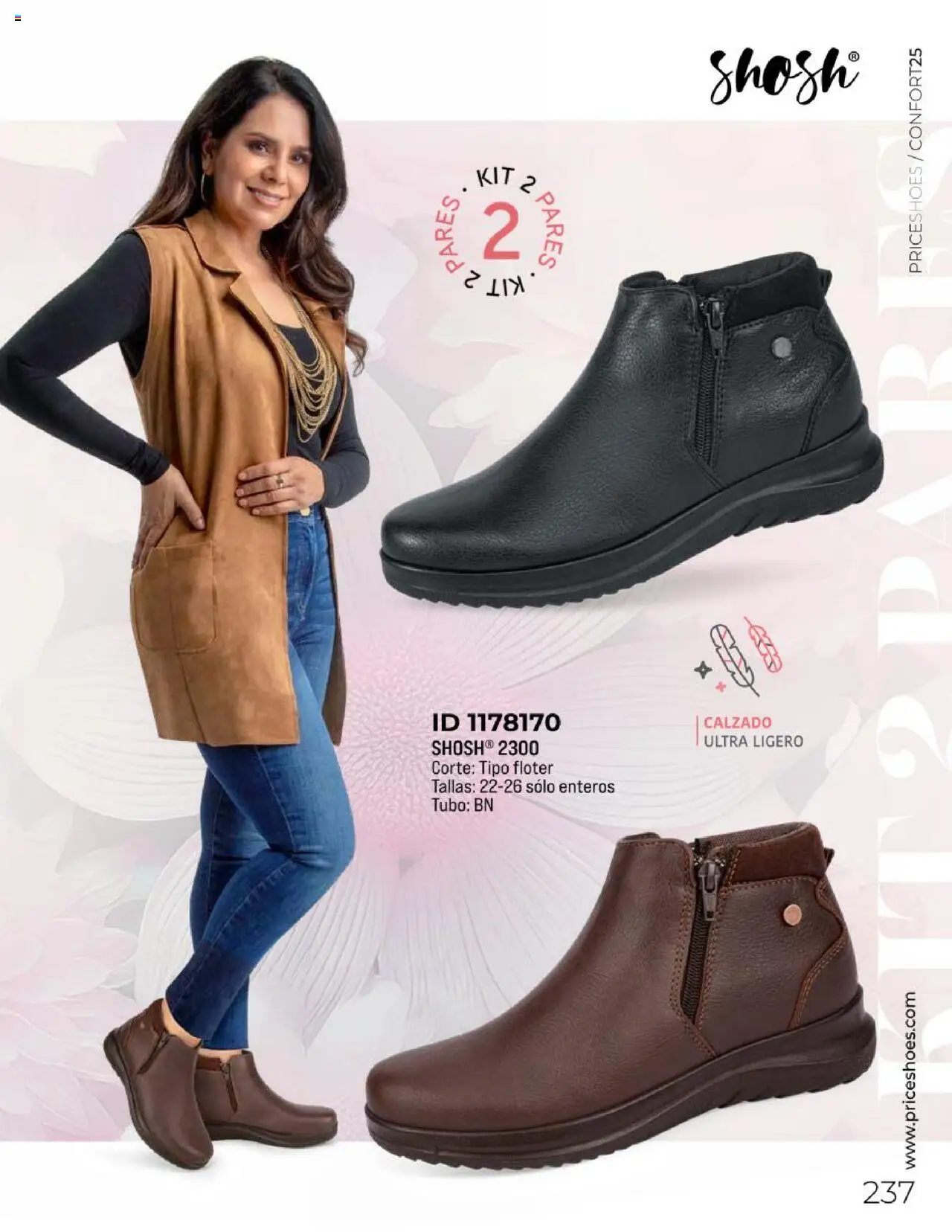 Nuevas ofertas de Price Shoes válidas en toda la República Mexicana desde el 10.02.2025. ¡Encuentra las mejores ofertas en Price Shoes catálogo Confort! | Página: 237