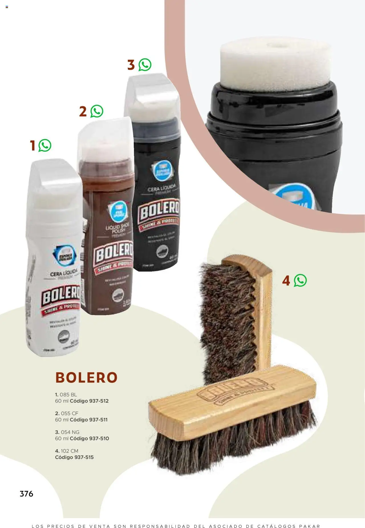 Nuevas ofertas de SC Pakar válidas en toda la República Mexicana desde el 24.07.2025. ¡Encuentra las mejores ofertas en SC Pakar - Catálogo Hombre otoño / invierno! | Página: 376 | Productos: Cera