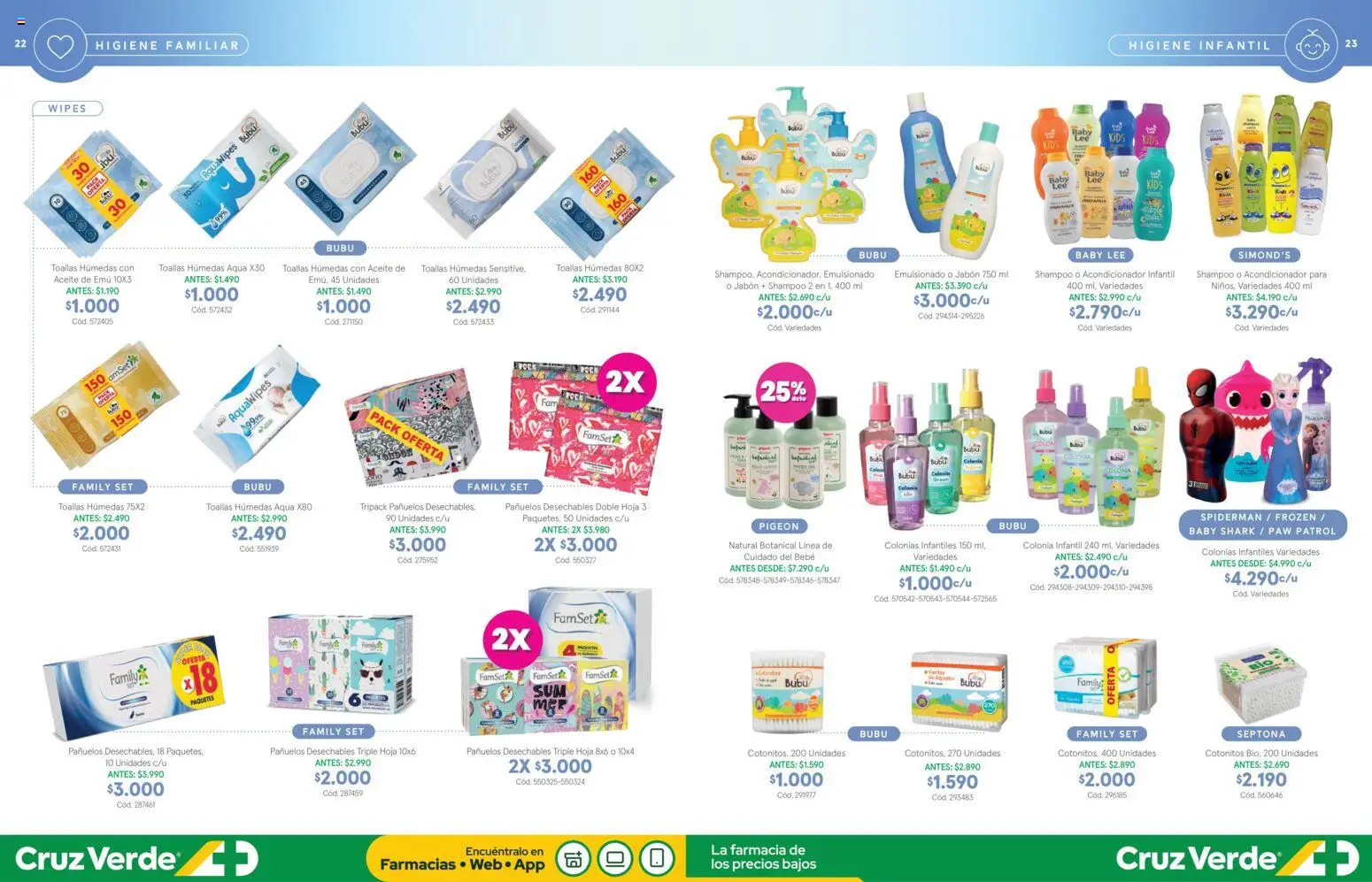 Cruz Verde Descuentos │ válido desde el 01.01.2026 | Página: 12 | Productos: Acondicionador, Toallas, Jabón, Shampoo