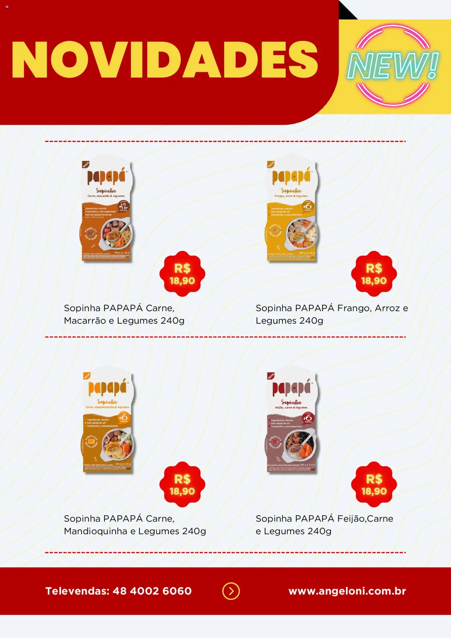 Angeloni Folheto - válido de 02.04.2026 | Página: 5 | Produtos: Mandioquinha, Arroz, Macarrão, Carne