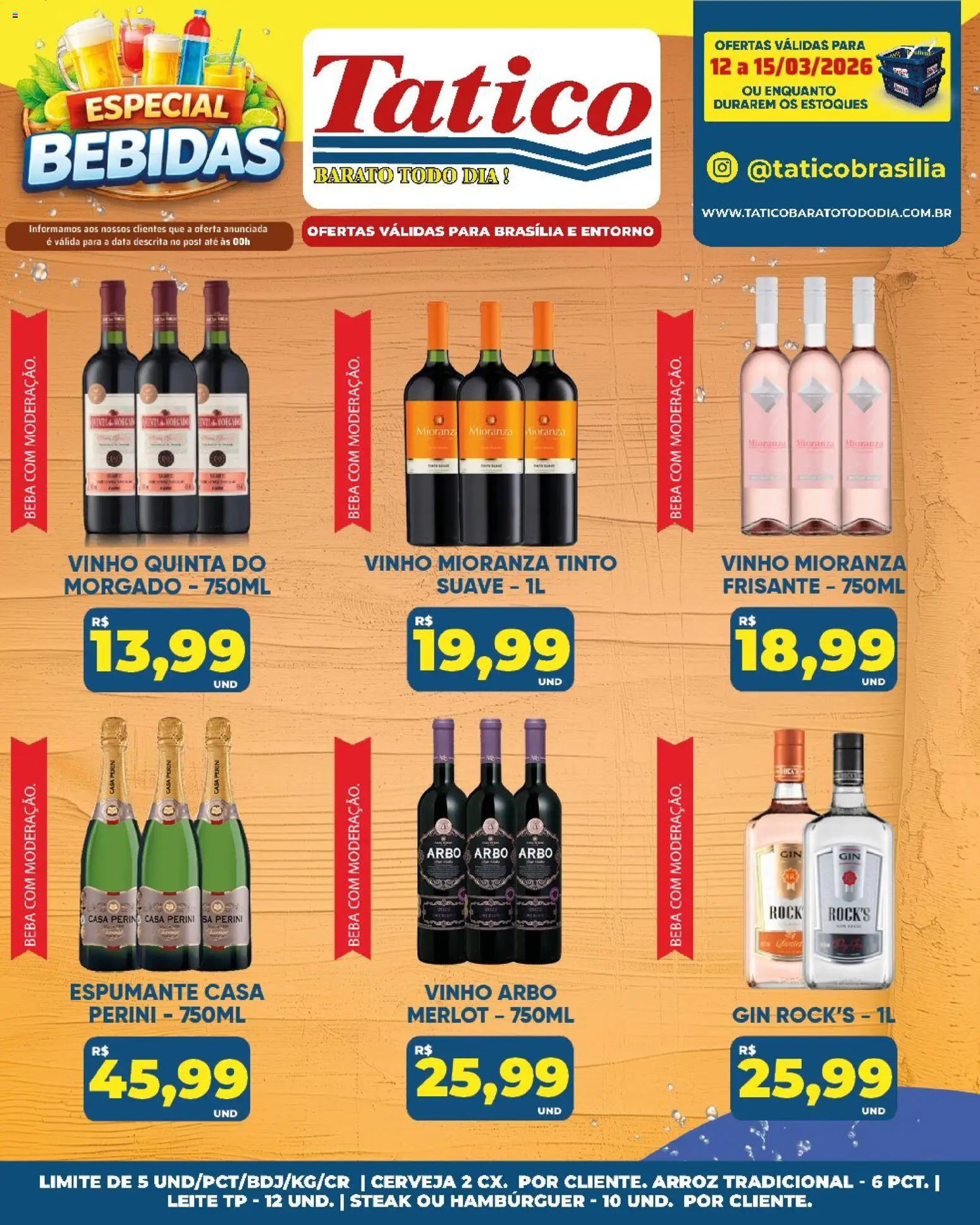 Tatico Folheto - válido de 14.03.2026 | Página: 41 | Produtos: Espumante, Leite, Arroz, Hambúrguer