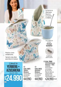 Vista previa Catálogo Amodil Campaña 2 válido desde el 01.02.2026 | Página: 124 | Productos: Yerbera, Azucarera, Bombilla, Mochila