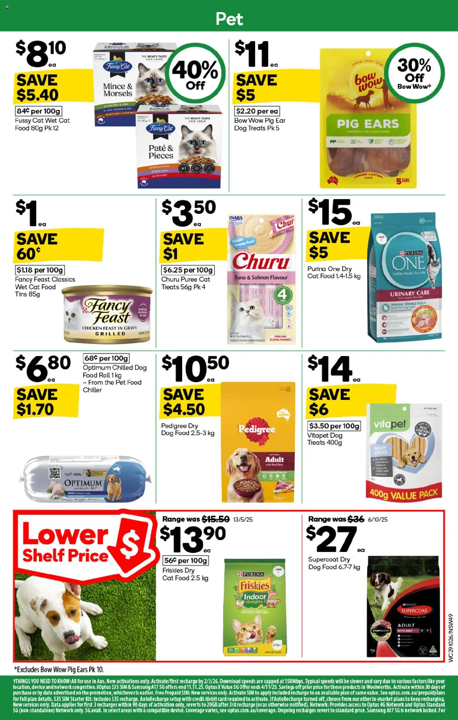 Woolworths catalogue - valid from 29.10.2025 | Page: 49 | Products: Fish, Dog food, Salmon, Tuna